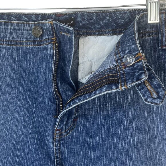 New York & Company Jeans Womens Size 16 Cuffed Denim High Rise - Picture 5 of 8